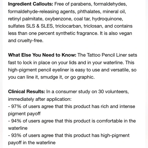 Kat Von D Tattoo Pencil Liner Long-Wear Gel Eyeliner - Picture 16 of 16